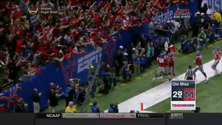 Ole Miss Left Tackle Laremy Tunsil Scores Touchdown